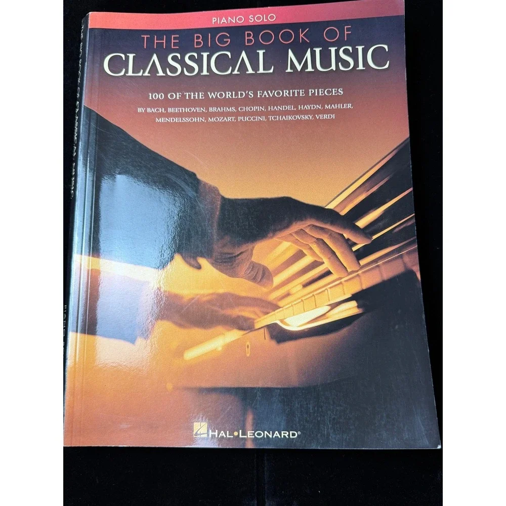 Classical Piano Sheet Music Lot Bach Faure Scriabin Hal Leonard - 4 Book Set